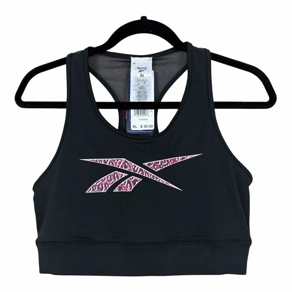 Reebok Modern Safari Low-Impact Sports Bra - Size XL